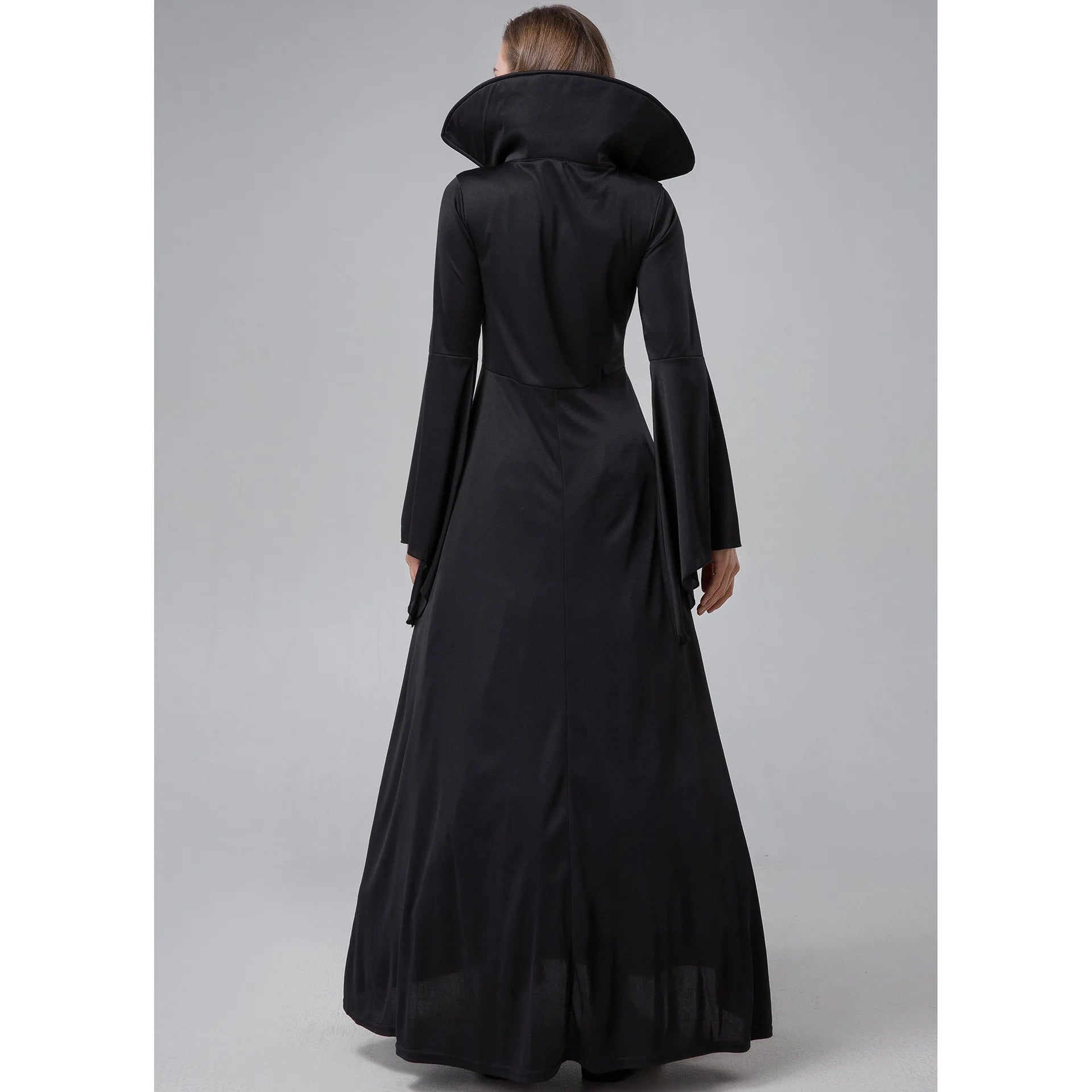 S-XXL Evil Demon Court Queen Vampire Stage Dress Role-playing Dress Halloween Costume Good Vibrations