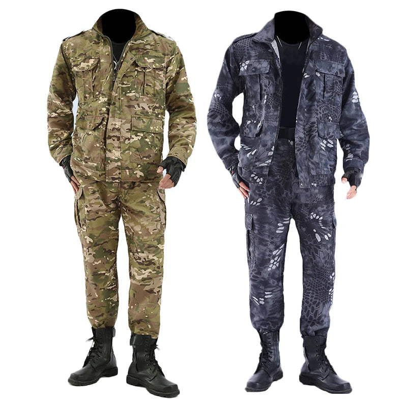 New Product Ruins Camouflage Overalls Suit Male Spring And Autumn Wear-resistant Dirt-resistant Tear-resistant Construction Site Good Vibrations
