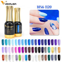Nail Salon Long Lasting Shining Soak Off Color Nail Gel Polish Good Quality Topcoat Color Gel 111 Colors Nail Polish Gel Lacquer Good Vibrations