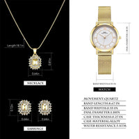 IBSO 2022 New Octagonal Box Women Quartz Movement Luxury Gift Set Custom Logo Watches Good Vibrations