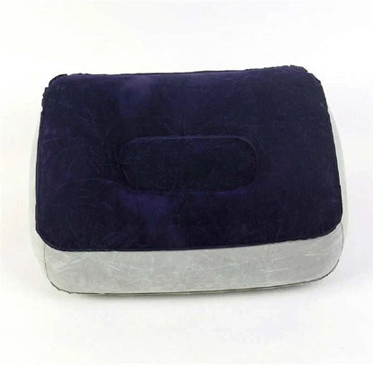 Inflatable erotic wedge cushion for adult games and positions.