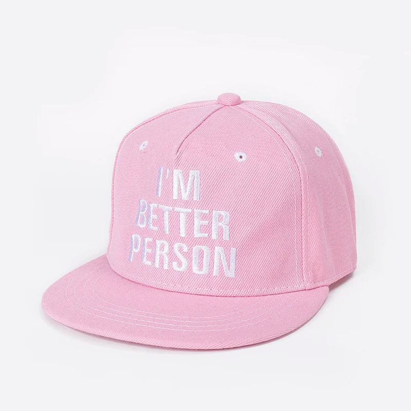 Acrylic Embroidered headwear outdoor casual sun baseball cap for man and women fashion new Hip Hop cap hat Female male Good Vibrations