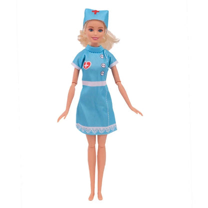Doctor And Nurse Clothes, Mini Medical Equipment,Protective Suit,Uniform Suitable For 11.5 Inch Ken & 30cm Doll Accessories Good Vibrations