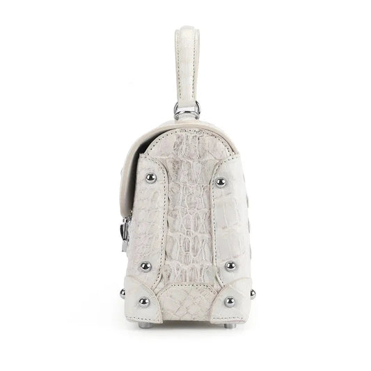 2024 New Design Crocodile Skin Women's Shoulder Bag Genuine Leather Lady Handbag Fashion High Grade Women's Messenger Bag Good Vibrations