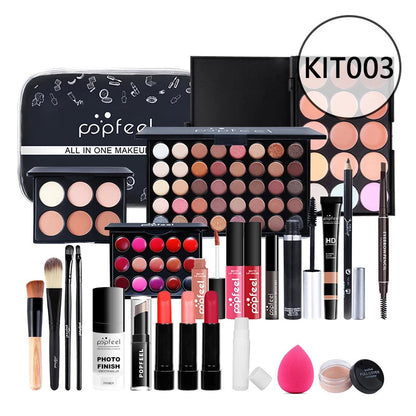 HOT 20 Styles New Fashion Eye Shadow POPFEEL Birthday Gift Makeup Gift Set ALL in ONE Full Professional Makeup Kit for Girl Good Vibrations