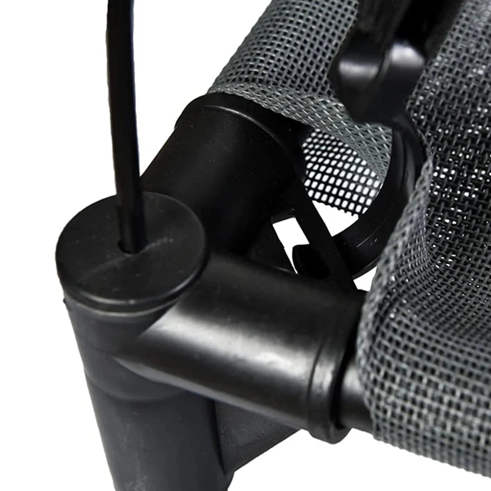 Eco-Friendly Outdoor Dog Bed Canopy Gray UV Resistant Summer Camping Tent Portable Removable Beach Cot for Dogs Cats Solid Good Vibrations