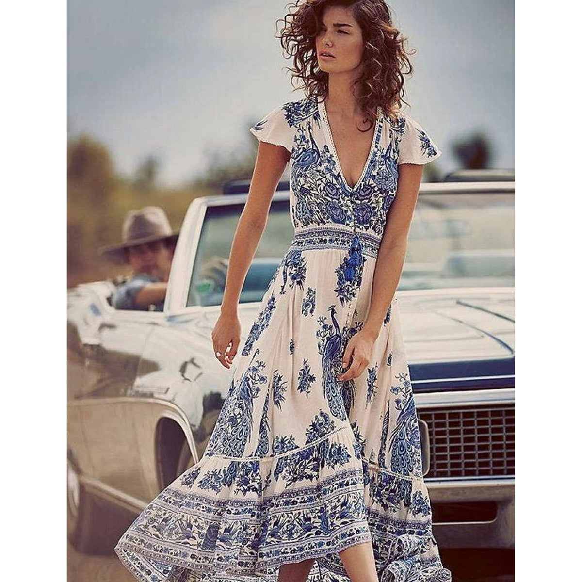 TD Modern Women Outfits Own Design Office Lady Style Crocheted High Low Knee-Length Dress for Any Season for Picnics Days Out Good Vibrations