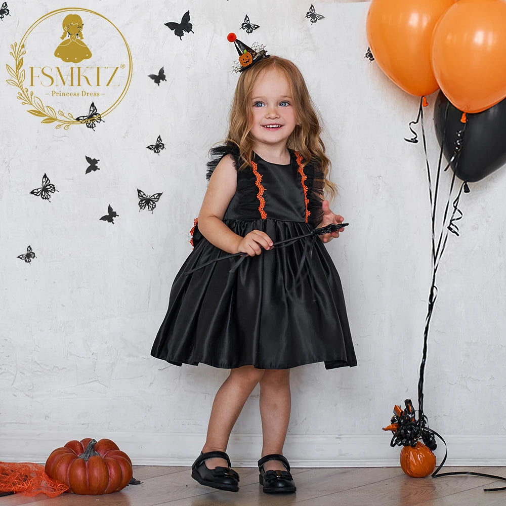 FSMKTZ Kids Dresses for Girls Summer Cosplay Costumes Halloween Costume for Kids Costume for Kids Halloween Good Vibrations
