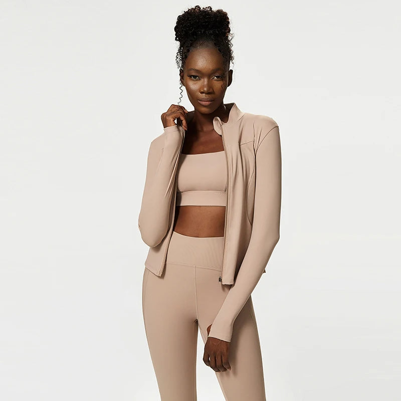 Athletic Exercise Sport Women Set Stretchy Plus Size Workout Sets Anti-static 3 Piece Women Fitness Suits Good Vibrations