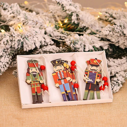 Christmas Wooden Pendant Merry Christmas Tree Decoration for Home 2025 Christmas Ornament Xmas Navidad Gifts Happy New Year 2026 Good Vibrations