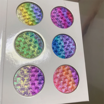 90 Colors Round Pans Multichrome Duochrome Pressed Eyeshadow Pigment Single Duo Chrome Eye Shadow Diy Eyeshadow Palette Good Vibrations