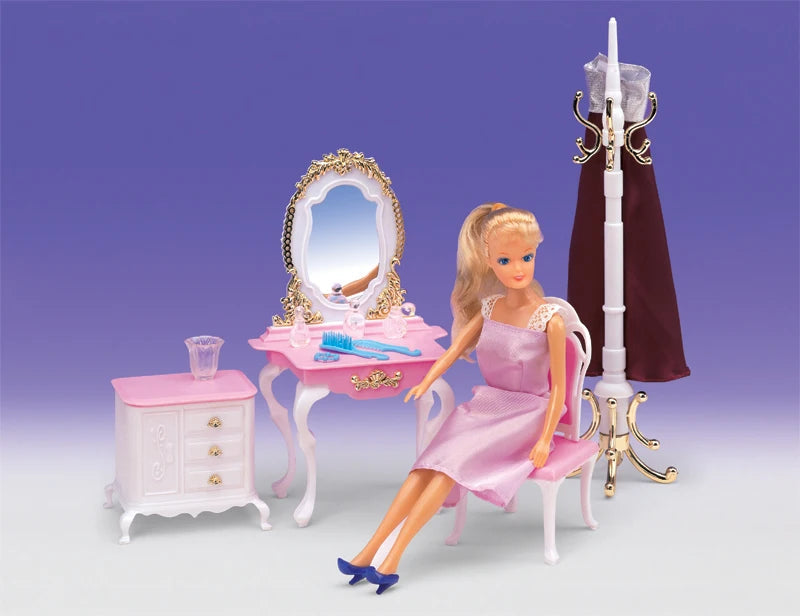 Accessories for 30cm bjd dolls  teacher classroom school kitchen for 30cm furniture pool Wardrobe closet bed bathtub bathroom Good Vibrations