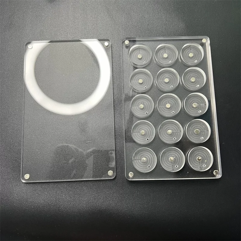 clear Plastic Acrylic Magnetic Private Label Cosmetics Makeup Magnetic Empty Single 4 /9/12 /15 /20/24 Color Eye Shadow Palette Good Vibrations