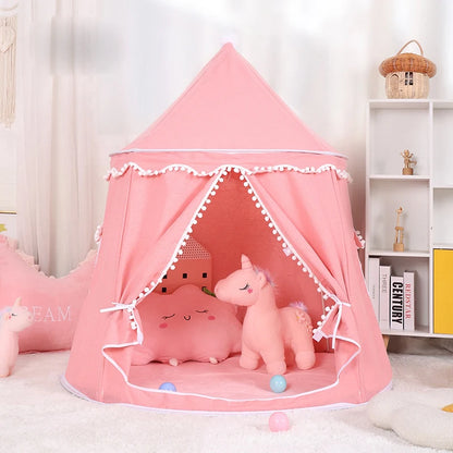 Hot Sale Children's Art Design Tent Playhouse for Both Boy and Girl to Play Indoor Baby Game in the Small House Castle Good Vibrations