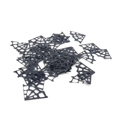 100Pcs/Lot Halloween Spider Web PVC Sequins Holiday Party Decoration Handmade DIY Sewing/Wedding/Coat Hat Accessories Good Vibrations