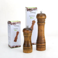 Adjustable 5inch 8inch Ceramic Rotor Solid Wood Kitchen Gadgets Pepper Grinders and Mill Good Vibrations