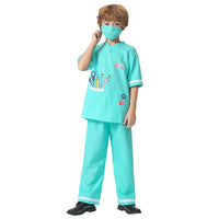 Kids Costumes Career Day Halloween Costumes Veterinarian Doctor Uniform Good Vibrations