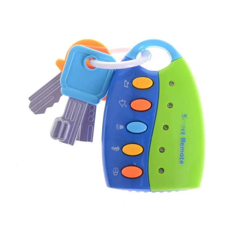 Baby Toy Musical Car Key Vocal Smart Remote Car Voices Pretend Play Educational Toys For Children Baby Music Toys Good Vibrations