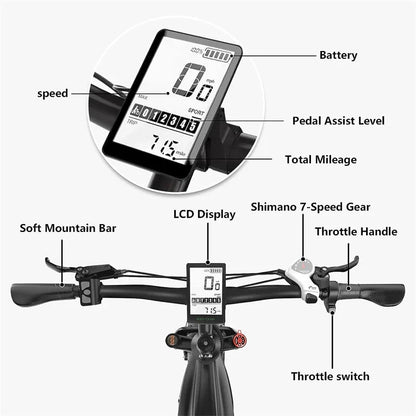 Fast Shipping Electric Mountain Bike Hidden Battery Urban Electric Hybrid Bicycle Electric Bike Good Vibrations