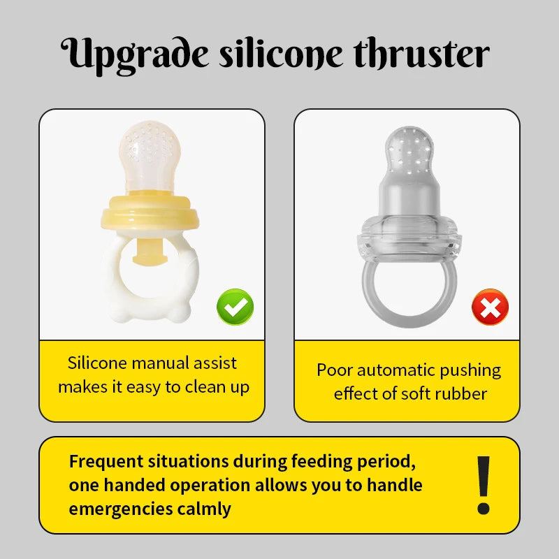 Wholesale High Quality BPA Free Baby Fresh Food Nipple Feeder Fruit Juice Feeding Pacifier Twist for Infant Babies Kids Child Good Vibrations
