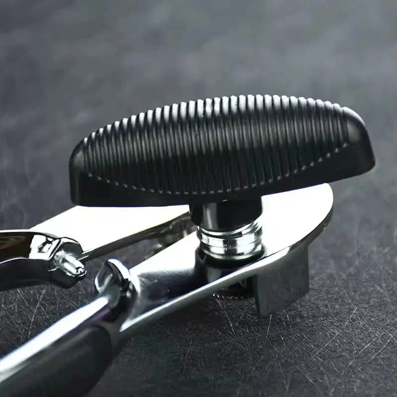 Home Product Manual Handheld Can Opener Anti-slip with Large Turn Knob Heavy Duty Bottle Openers Kitchen Gadgets Good Vibrations