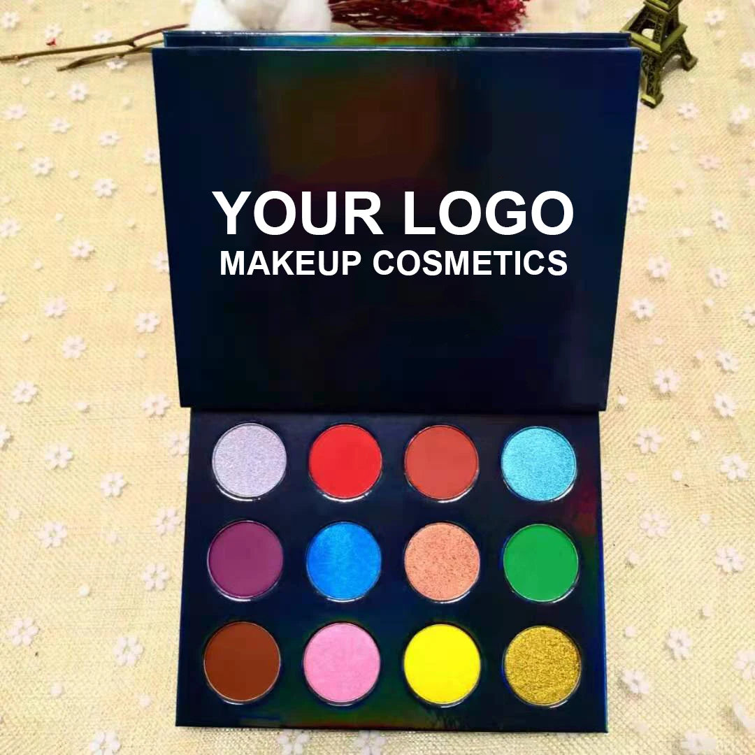 Wholesale Custom Vegan Eyeshadow Pallets Private Label Eye Shadow Palette Good Vibrations