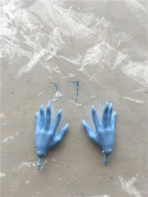 New Original Replacement Doll Hands Monstering High Doll Toy Parts Black Gray Yellow Blue Fishman Doll Hands DIY Toy Accessories Good Vibrations