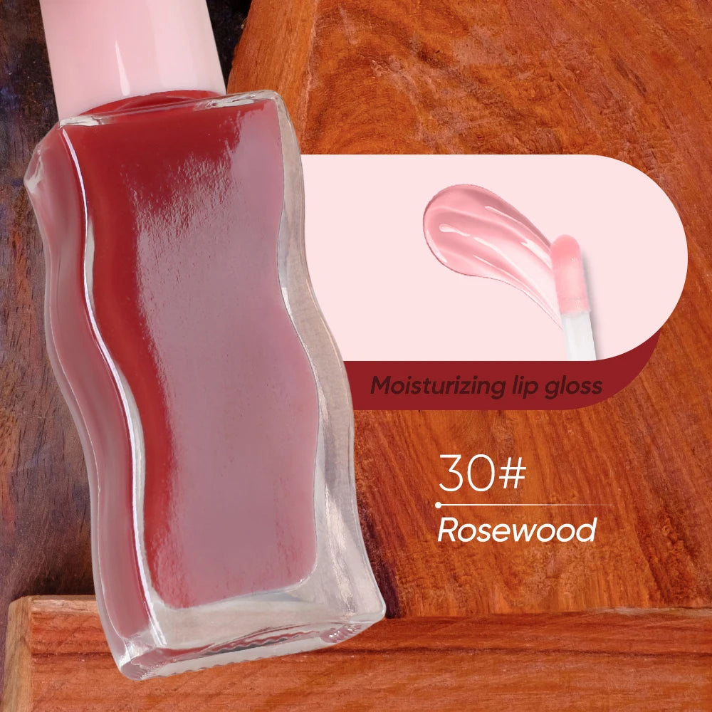 Wholesale Glossy Lip Gloss with Glitter Mineral-Infused Private Label Beauty Makeup Cream Liquid in Box Packaging Good Vibrations