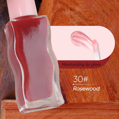 Wholesale Glossy Lip Gloss with Glitter Mineral-Infused Private Label Beauty Makeup Cream Liquid in Box Packaging Good Vibrations