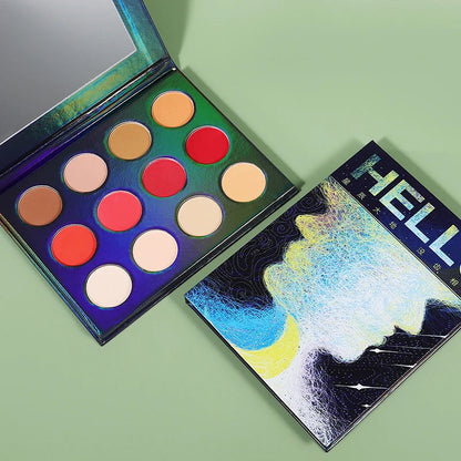 Wholesale Custom Vegan Eyeshadow Pallets Private Label Eye Shadow Palette Good Vibrations