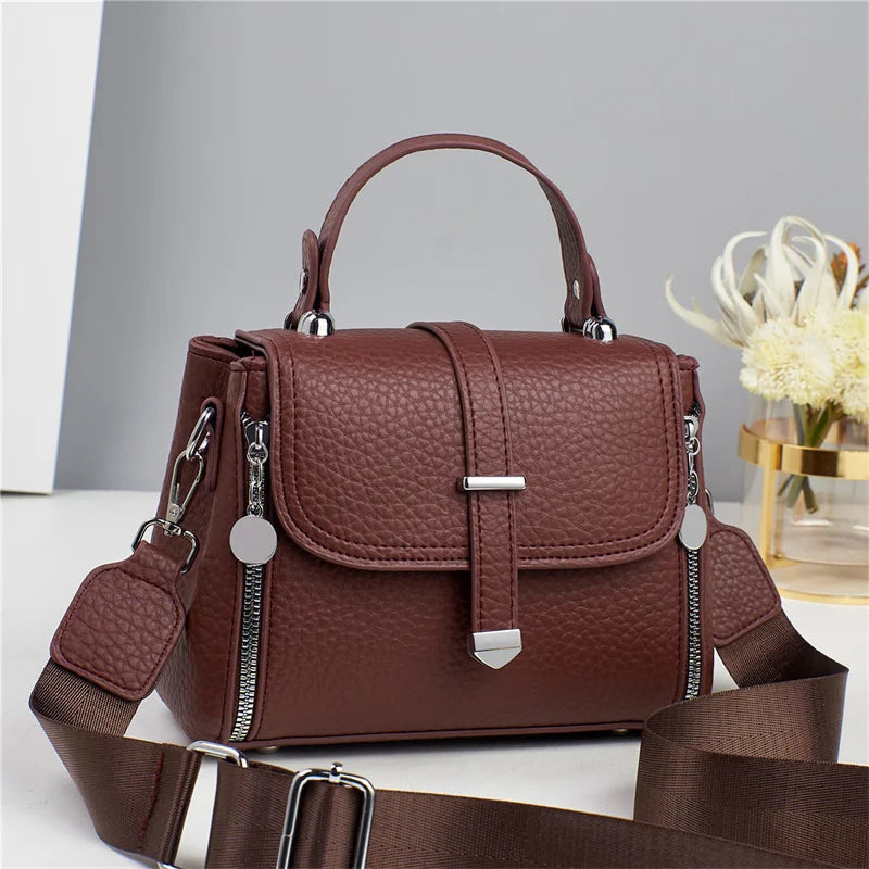 Shoulder Bag Messenger Women's Bag Shoulder Women's Crossbody Shoulder Bag Office Handbag for Ladies Good Vibrations