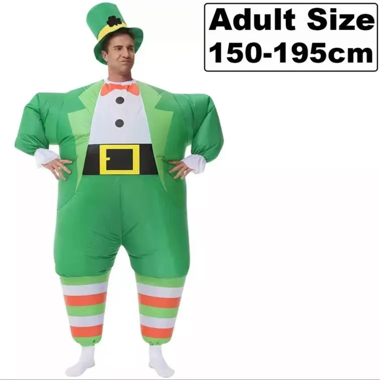 Halloween Costumes for Adult Men Women Cosplay Clown Anime Mascot Inflatable Costume Carnival Party Christmas Role Play Dress Good Vibrations