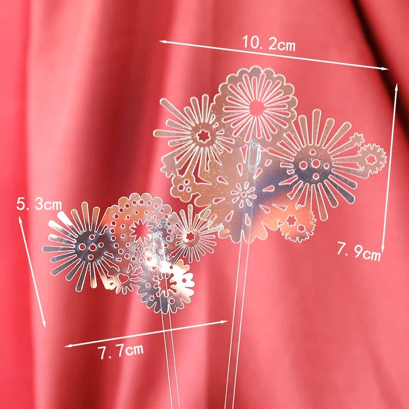 Happy Wedding  Anniversary Gold Castle Acrylic Cake Toppers  Bride Groom Mr Mrs Wedding Diamond Ring Cake Supplies Decoration Good Vibrations