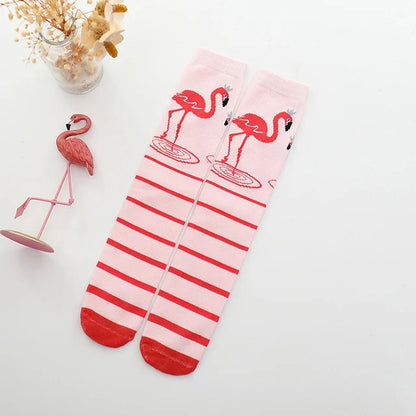toddler child high knee Socks Three-dimensional cute Cartoon fox cat unicorn Cotton Over knee kids baby girls Sock Spring Autumn Good Vibrations