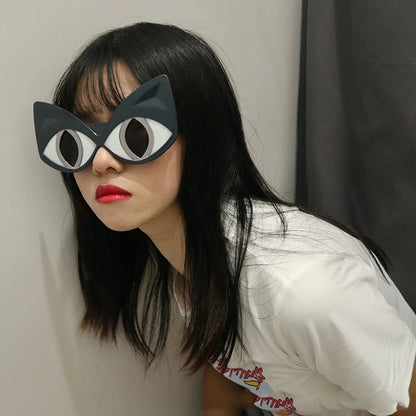 1 Pcs Sunglasses Funny Crazy Party Dress Glasses Accessories Novelty Costume Party Carnival Glasses Event Decoration Supplies Good Vibrations