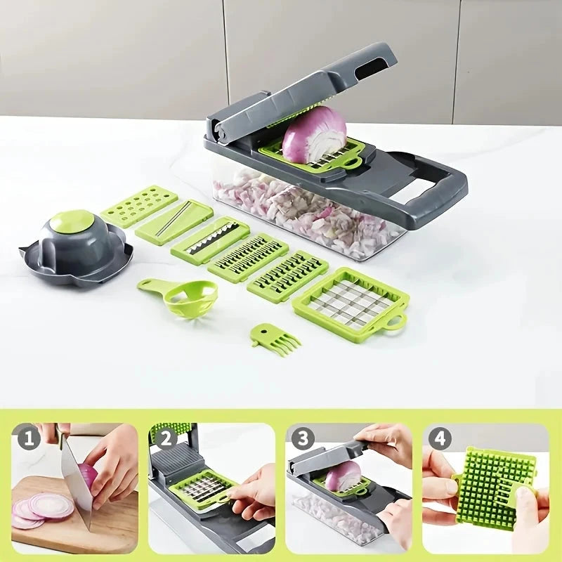 Manual Hand Easy Use Multifunctional Vegetables Cutter Kitchen Gadgets Vegetable Slicer Vegetable Chopper Good Vibrations