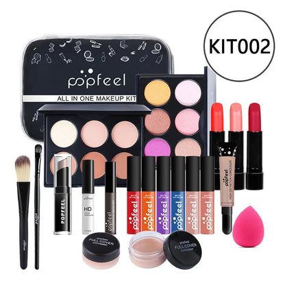 HOT 20 Styles New Fashion Eye Shadow POPFEEL Birthday Gift Makeup Gift Set ALL in ONE Full Professional Makeup Kit for Girl Good Vibrations