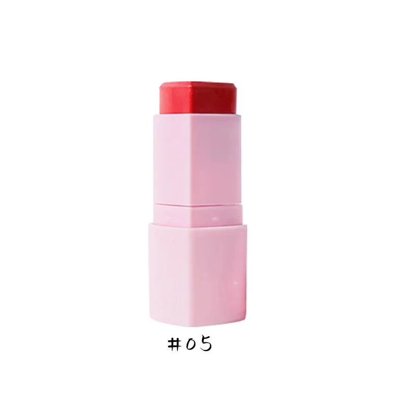 Custom LOGO hot sale heart-shaped rouge stick blush stick lipstick natural colour correction stick lipstick blusher Good Vibrations