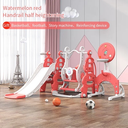 Hot Selling Indoor Playground Equipment HDPE/PE Material Sliding Slide Swing Set Playhouse Combination for Daycare Baby Play Good Vibrations