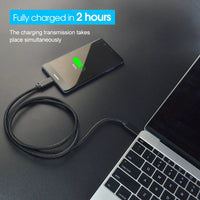 0.5m 100W Braided Charger Cable Type C to Type C for iPhone 15 100W Fast Charging Data Cable for iPhone 15 Pro Max Good Vibrations