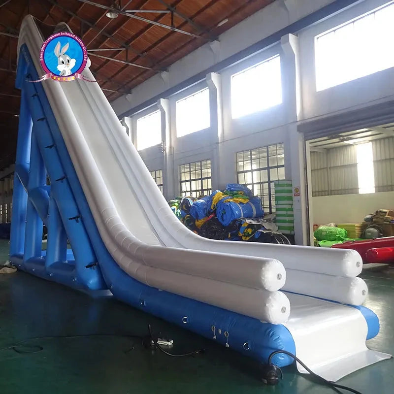 Custom-Made Luxury Dock Cruiser Inflatable Yacht Slide Floating Water Play Equipment Minimum Order 1 Piece Good Vibrations