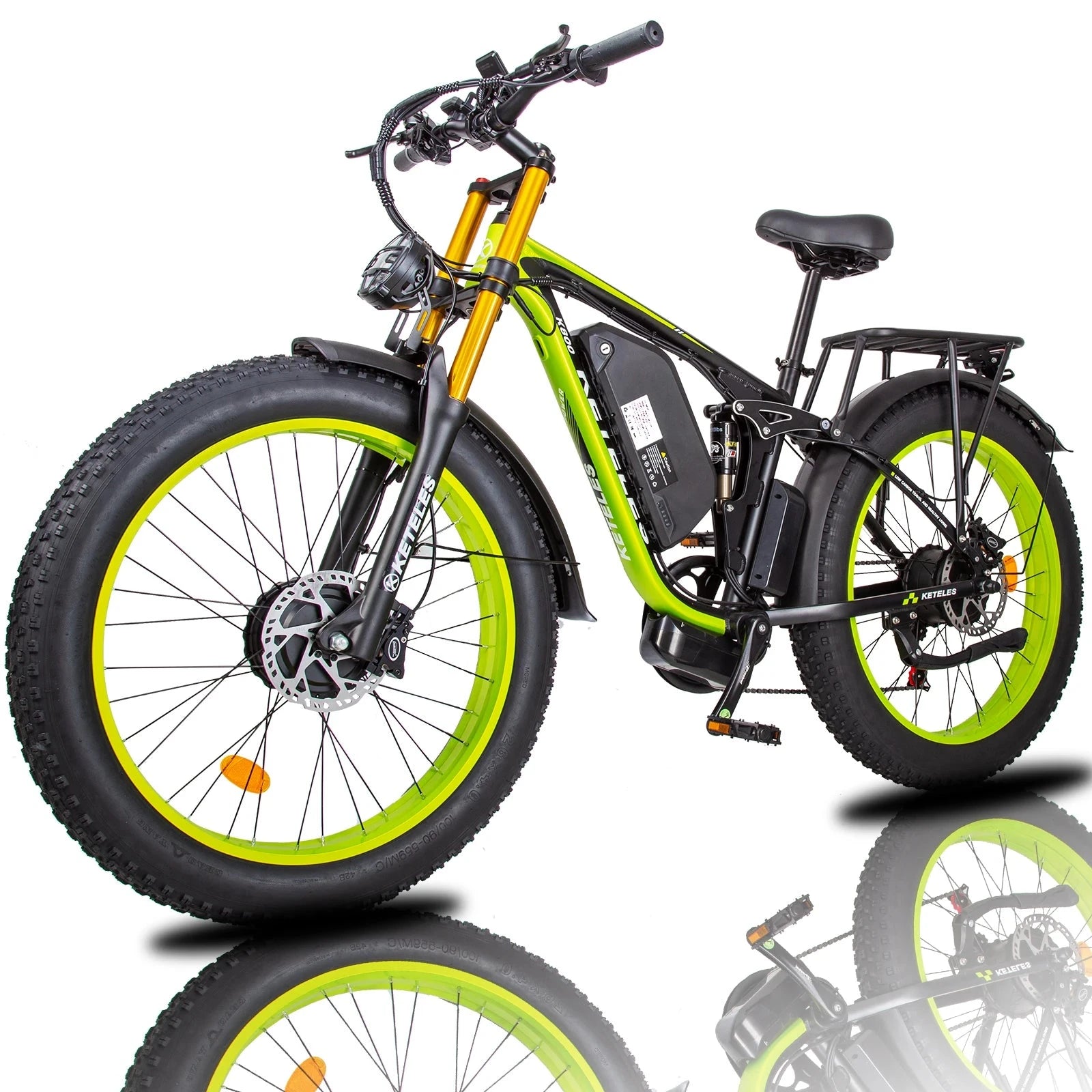 Hot Sale 26-Inch EU Stock MTB Electric Bike with Dual Motor 48V 23Ah Integrated Lithium Battery Rechargeable E-Bike Good Vibrations