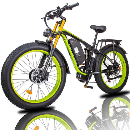 Hot Sale 26-Inch EU Stock MTB Electric Bike with Dual Motor 48V 23Ah Integrated Lithium Battery Rechargeable E-Bike Good Vibrations