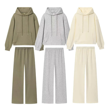 KAR&OT ZA Women's 2025 Autumn New Arrival Solid Color Mid-Rise Wide-Leg Pants 3199630 3199631 Good Vibrations