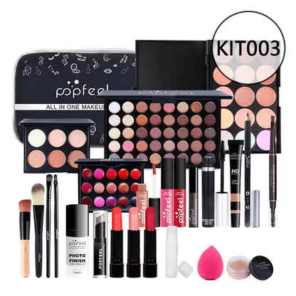 HOT 20 Styles New Fashion Eye Shadow POPFEEL Birthday Gift Makeup Gift Set ALL in ONE Full Professional Makeup Kit for Girl Good Vibrations