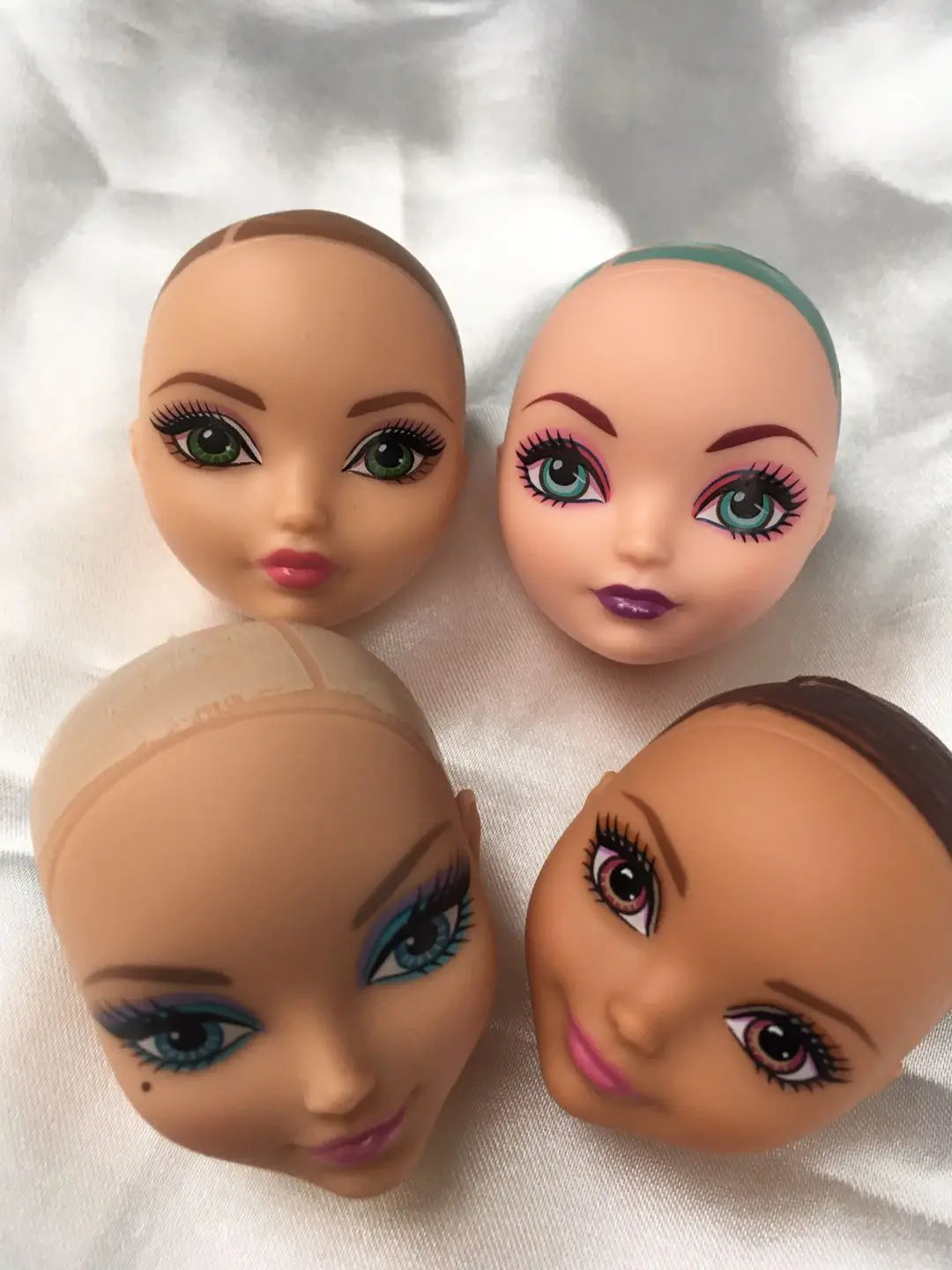 Monstering High Doll Toy Head No Hair Doll  Heads DIY Plants Hair Head Doll Bald Heads Original Rare Collection Head Toys Good Vibrations