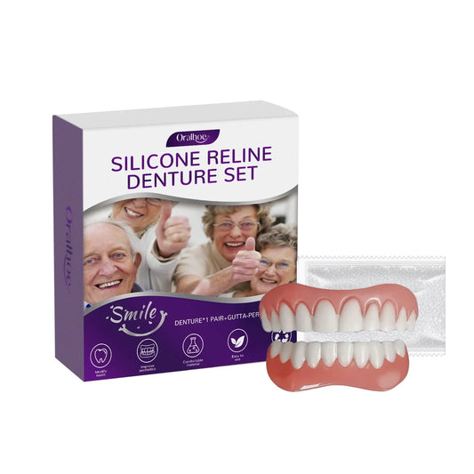 Oralhoe Comfortable Material Denture Embellishment Set Enhances Smile Appearance in Dental Beauty Care Dental Consumables Good Vibrations