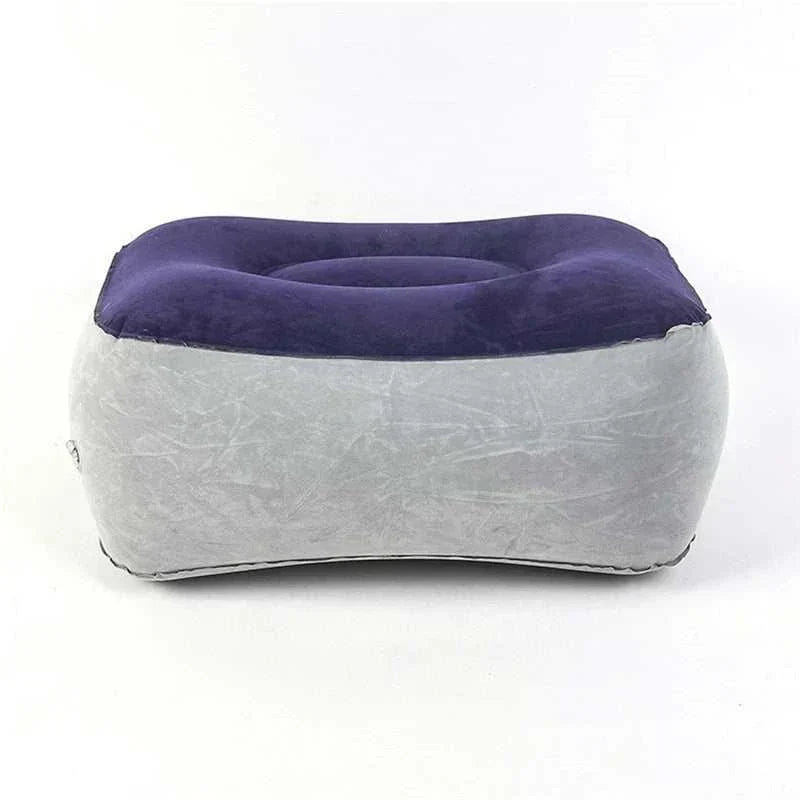 Inflatable erotic wedge cushion for adult games and couples.