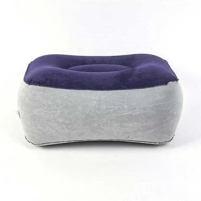 Inflatable erotic wedge cushion for adult games and couples.