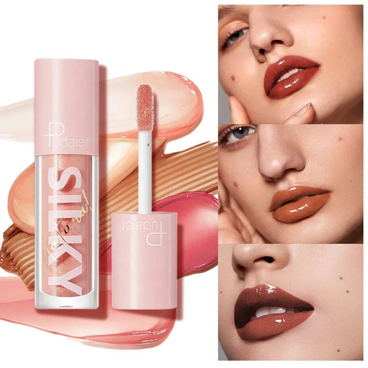 Wholesale Makeup 16 Colors Mirror Water Gloss Lip Gloss Moisturizing Lasting Vegan High Shine Lipgloss Private Label Cosmetics Good Vibrations